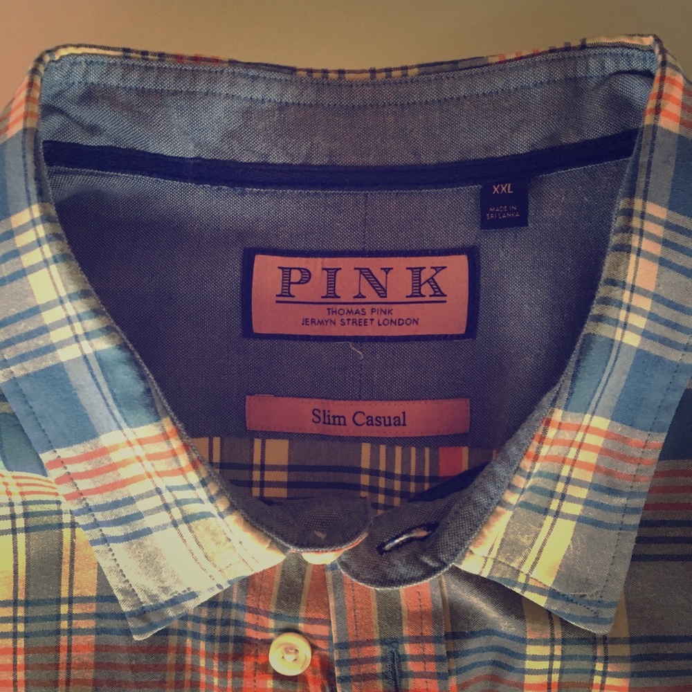 Men’s XXL Thomas Pink Button Down.